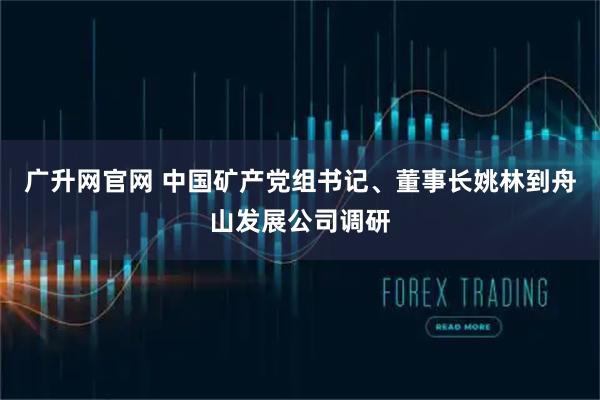 广升网官网 中国矿产党组书记、董事长姚林到舟山发展公司调研